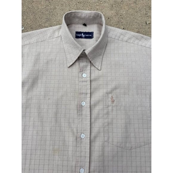 Ralph Lauren vintage Button up Long Sleeve Dress shirt / Flannel - Picture 4 of 5